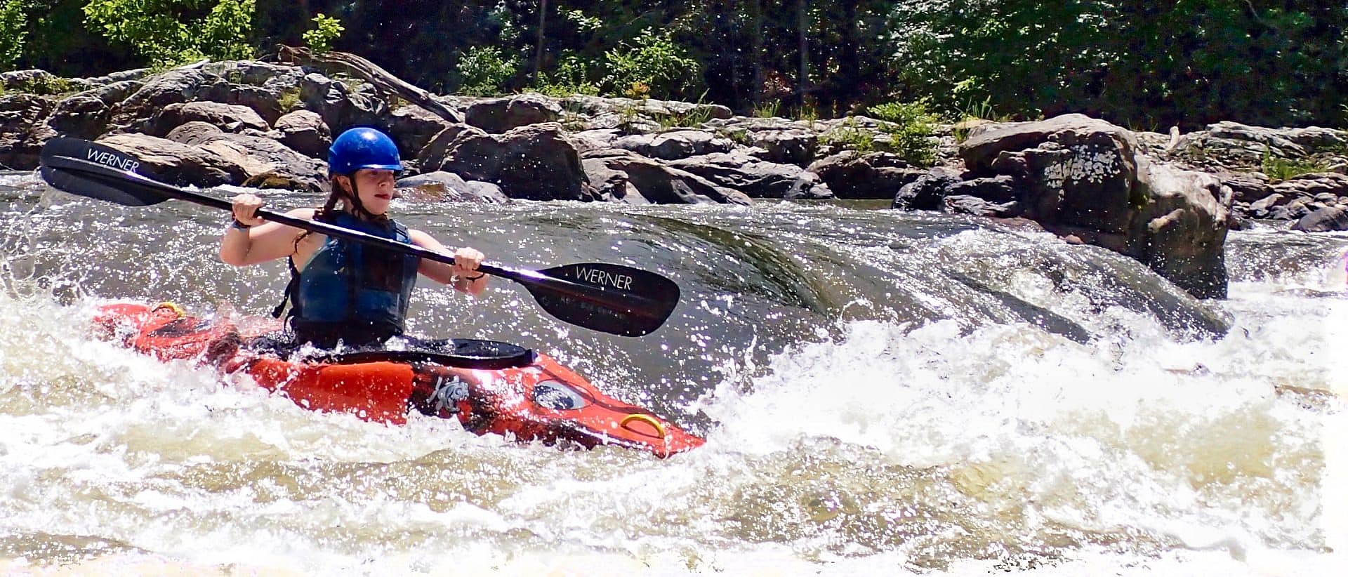 whitewater adventure girl