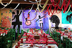 Circus decorations banquet