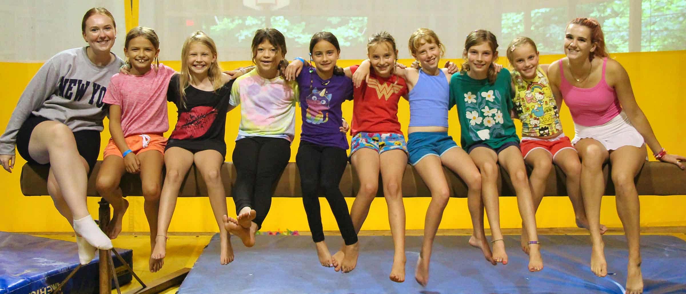 summer camp gymnastics class