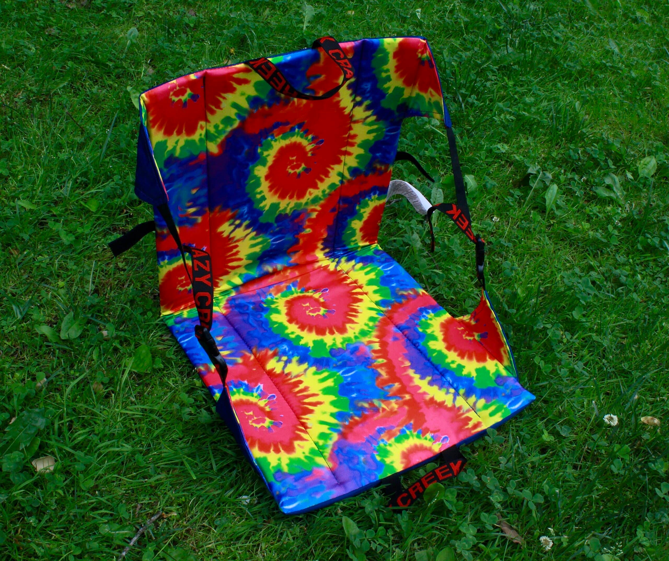 crazy creek tie-dye seat