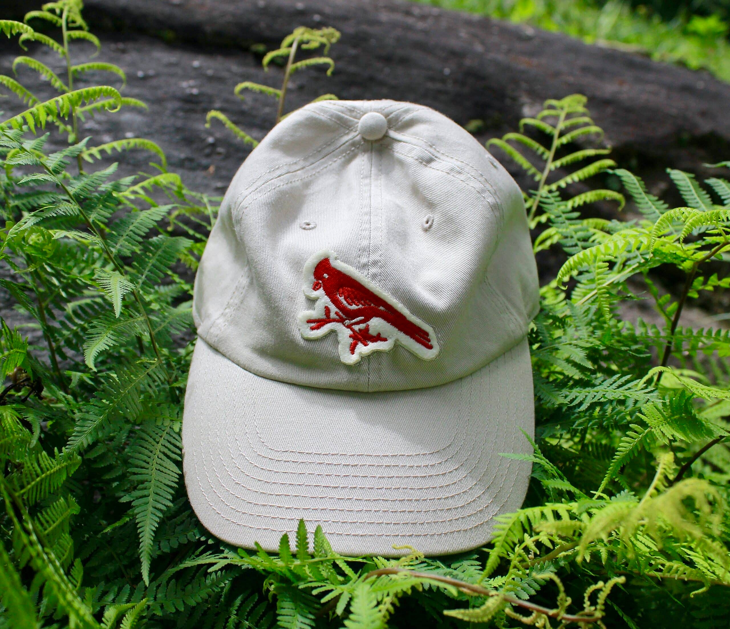 tan baseball cap