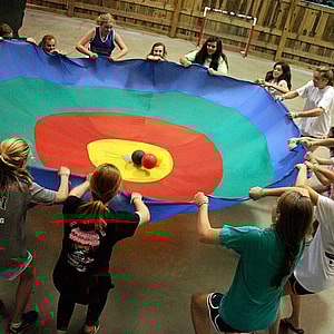 Gym Games at summer camp