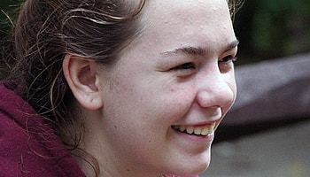 Smiling Teen Camper