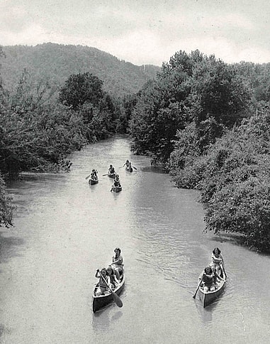 French Broad River Canoe Trip