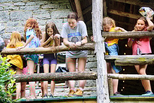 camp egg drop group