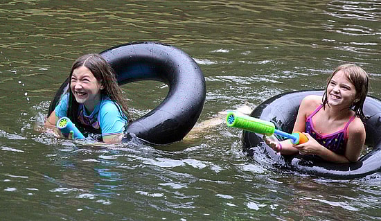 Girl Camp Swimming