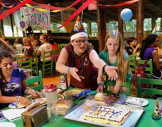 birthday party campers