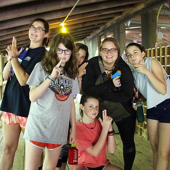 Camp Girls Pose