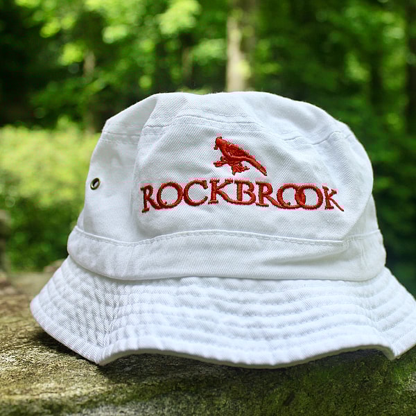 white bucket hat