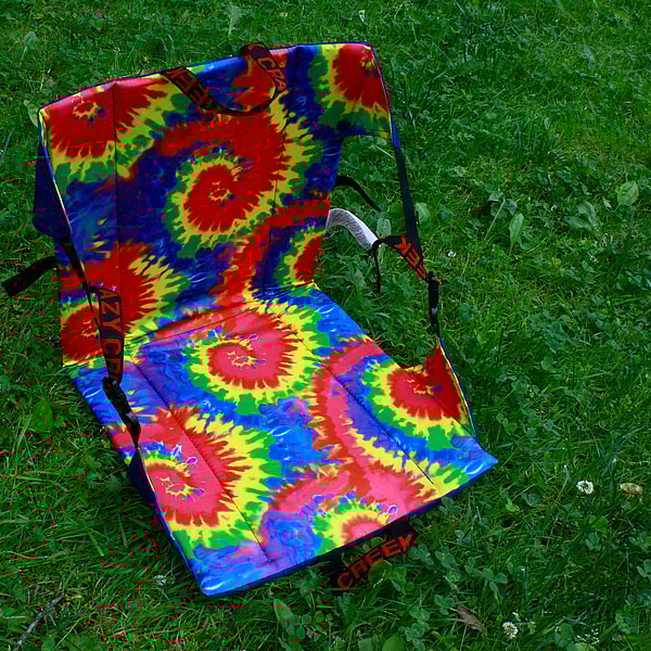 crazy creek tie-dye seat