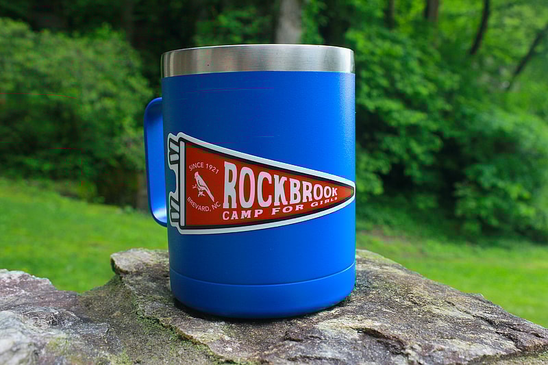 pennant sticker on cup