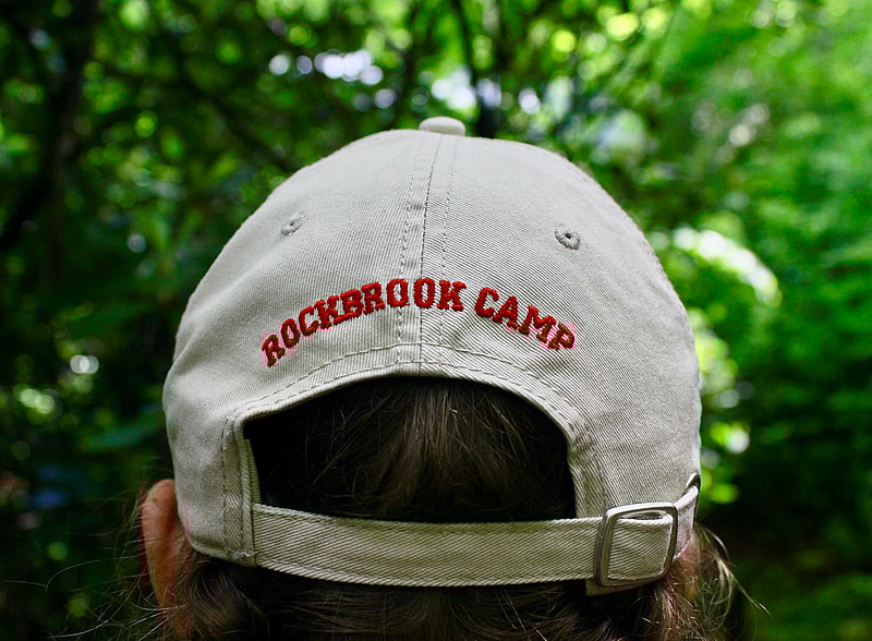 modeled tan baseball cap back