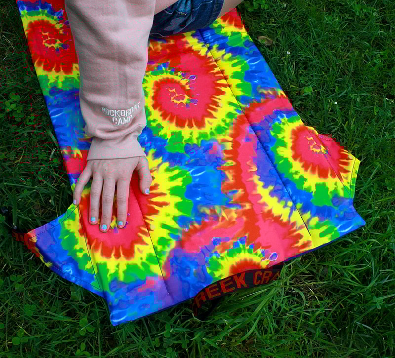 crazy creek flat tie dye