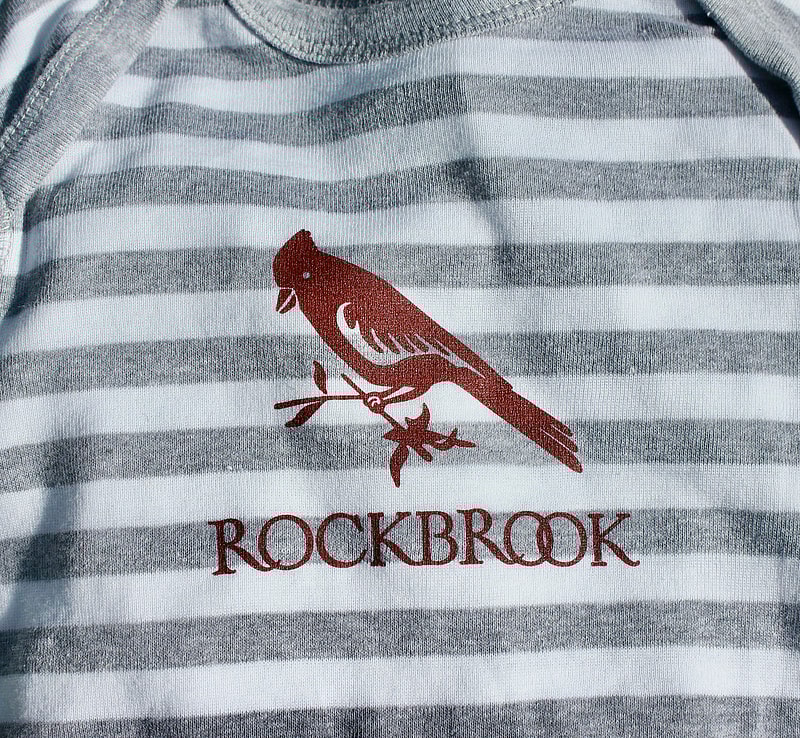 striped onesie logo