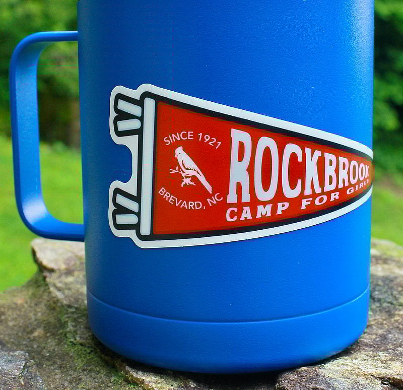 pennant sticker close up