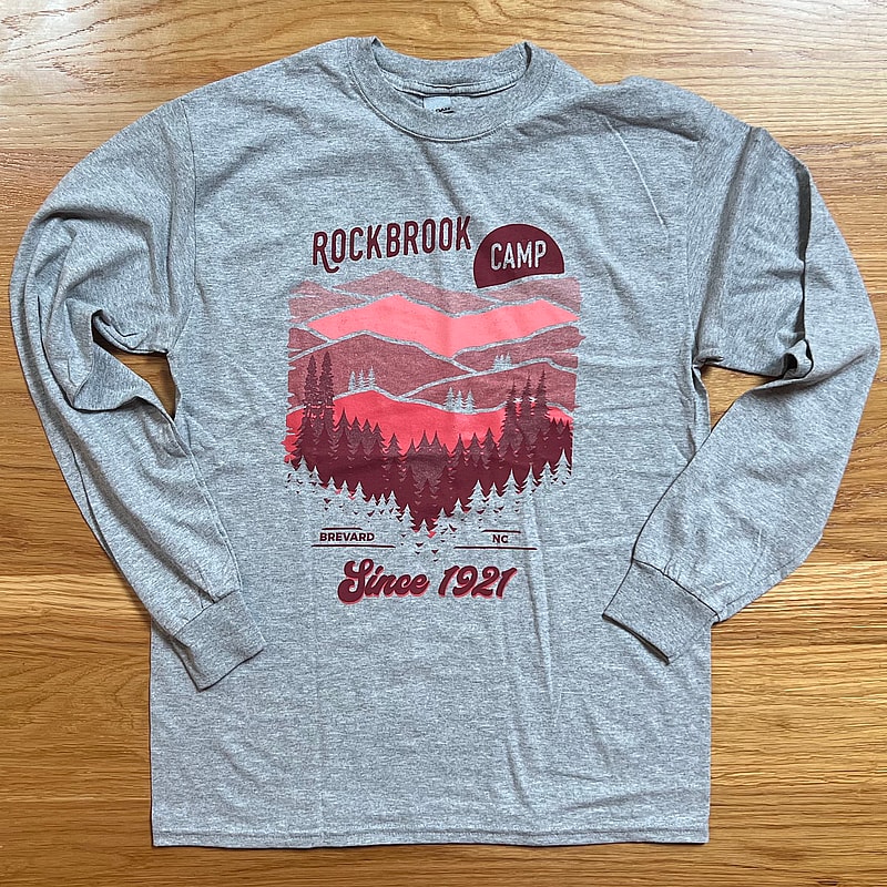 grey longsleeve camp t-shirt