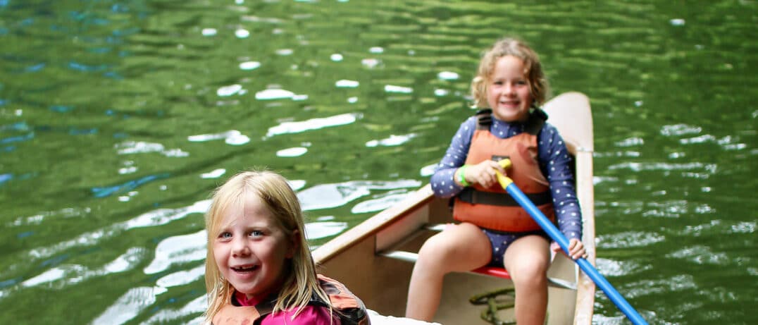 canoeing girls camp
