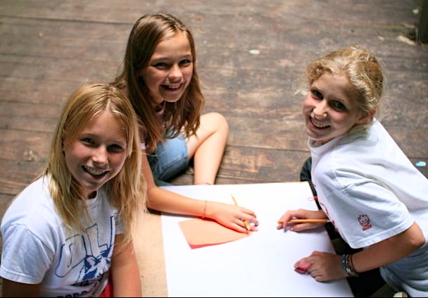 Kids at camp in North Carolina