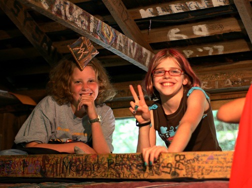 Cabin Friends at Girls Camp