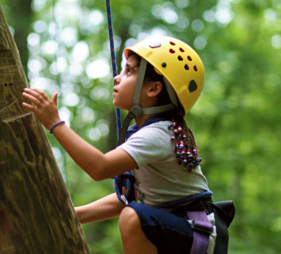 Girls Climbing Camp Adventure