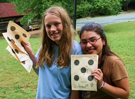 Camp Girls Rifle Targets