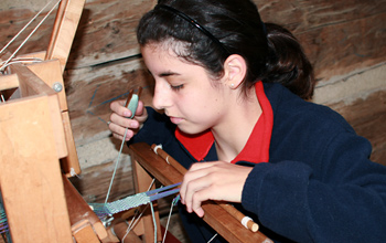 Fiber Arts Weaving Activity