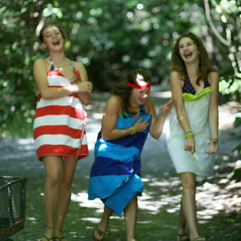 Campers Laughing at Camp