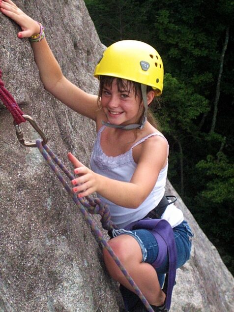 Girl Rock Camp Climbing