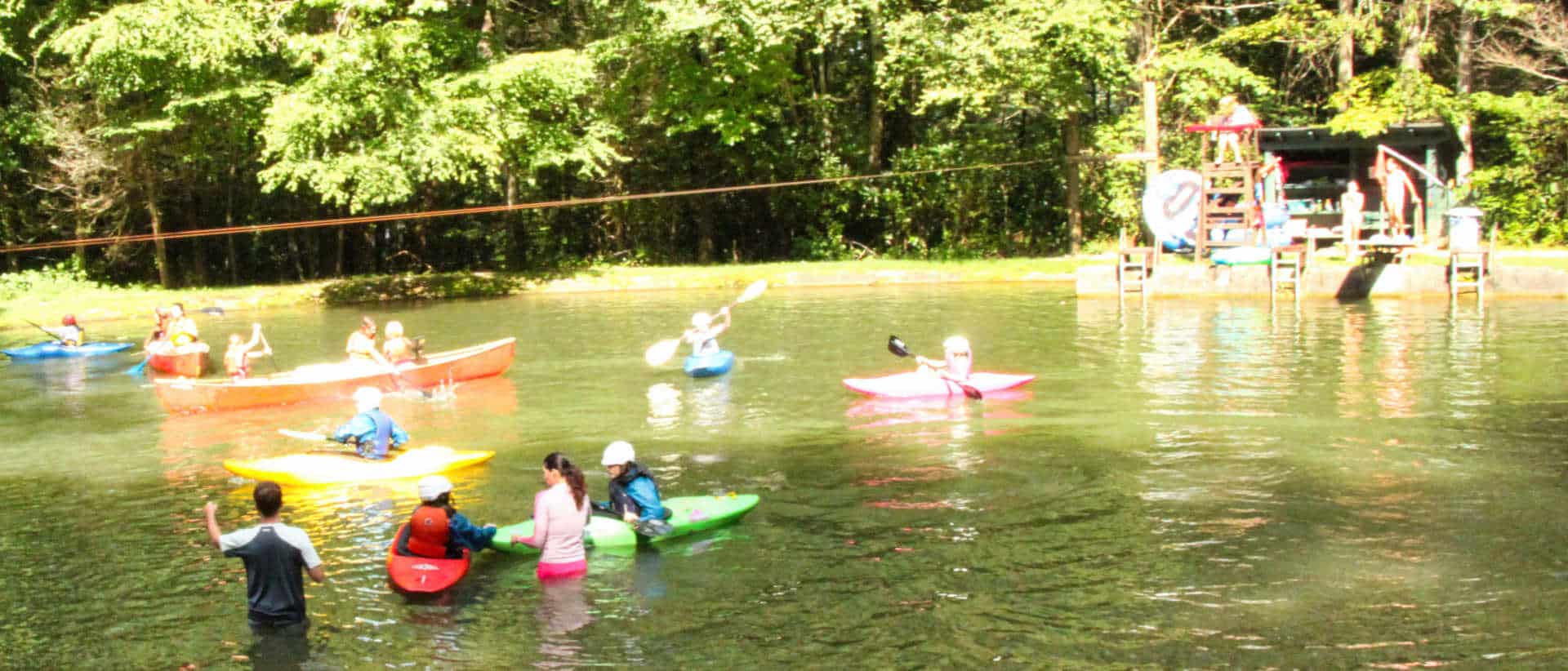 Camp swim time