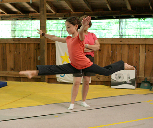 Gymnastics Girl Camper