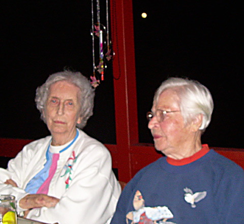 Shirley Lampton and Ellen Lensing