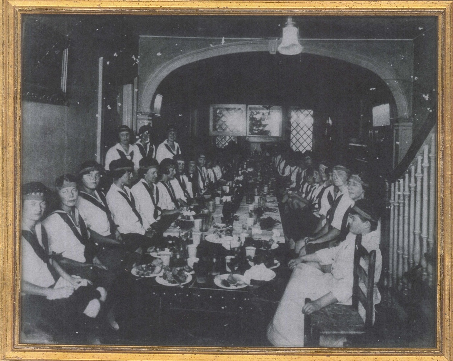 Old dinner inside clarke carrier rockbrook house