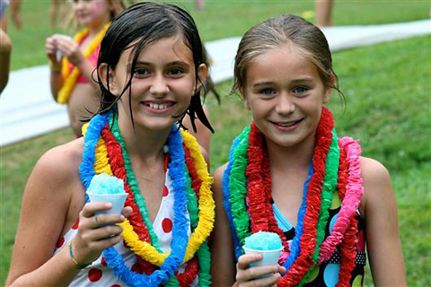 childrens camps carnival scene