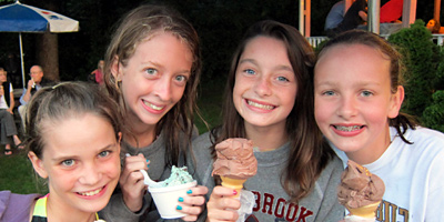 North Carolina Camps Ice Cream eaters