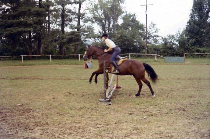 The horse show at Rockbrook occurs at the end of each session.