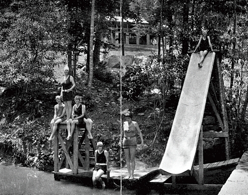 Swimming at Summer Camp