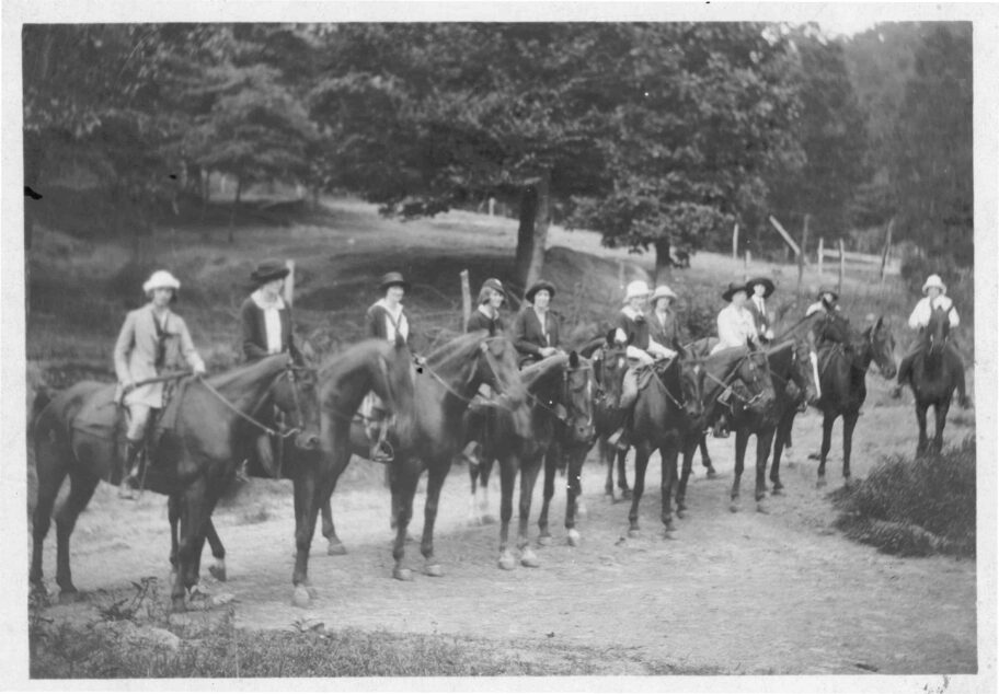 Trail Ride at Rockbrook Camp