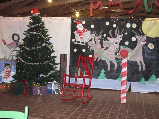 Camp holiday decorations
