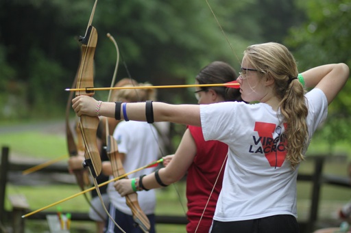 Girl archery squad