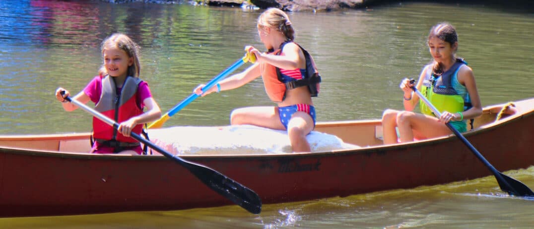 Camp Canoe Practice