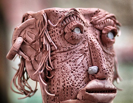 kids clay sculpture