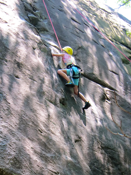 Kid Adventure Rock Climbing