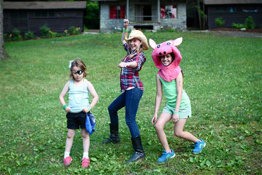 Camp Children Dressed Up