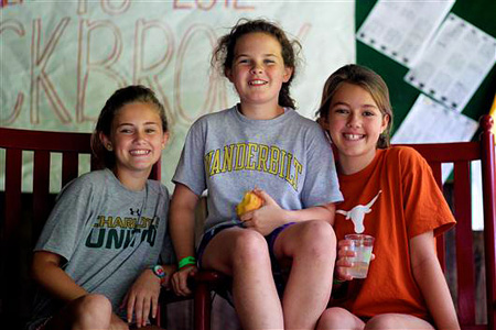 camp porch girls