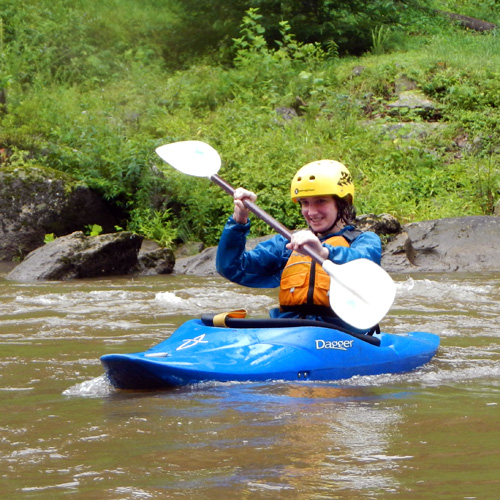 Girl River kayaking