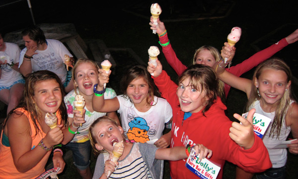 Ice Cream Eating Children