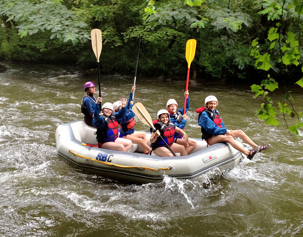 Summer Whitewater Rafting on the Nantahala River