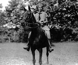 early camp horse riding