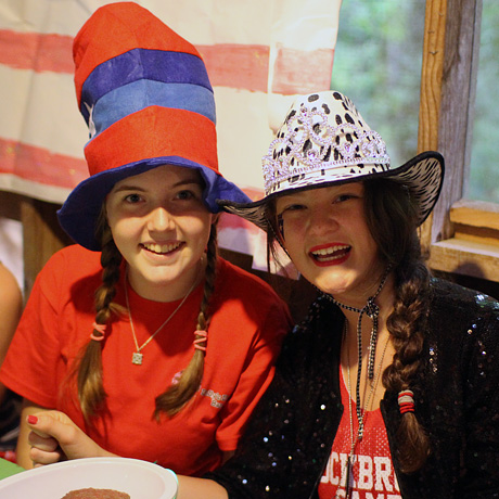 American Campers dressed up