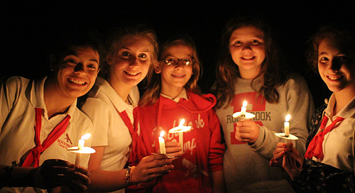 Campfire Girl Uniform Ceremony